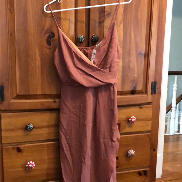 Charlotte Russe Fall Colored wrap dress! - Picture 4 of 4